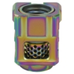 Picture of Chaos Gear Supply Qube Compensator  Rainbow Finish  1/2X28 Thread Pitch QUBECOMPRAINBO