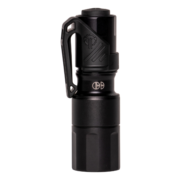 Picture of Cloud Defensive MCH Micro  Mission Configurable Handheld  Everyday Carry  Flashlight  1200 Lumens  Single Output  Aluminum  Anodized Finish  Black  Includes Charger and Pocket Clip MCH2.0-EDC-S-350-BLK