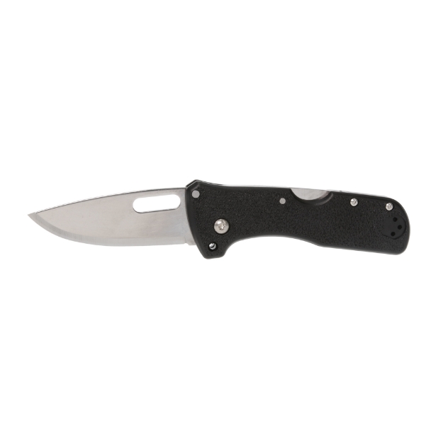 Picture of Cold Steel Click N Cut Folder  Folding Knife  4116 Satinless Steel  Includes 1-Clip Point and 1-Serrated Reverse Tanto Blade  Black GRF Handle  Silver Blades CS-40BAZ