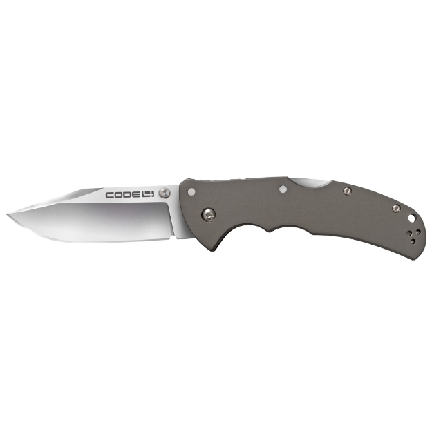 Picture of Cold Steel Code 4  Folding Knife  Clip Point  S35VN Steel  Plain Edge  3.5" Blade CS-58PC