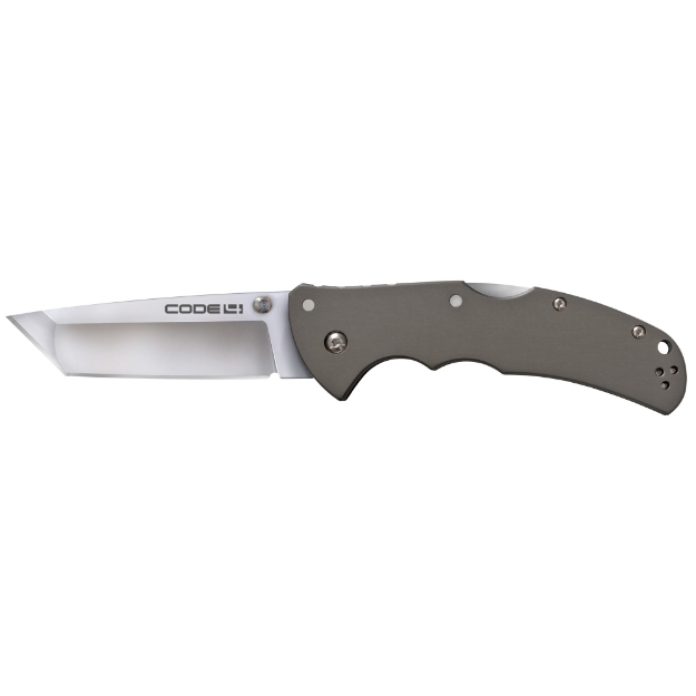 Picture of Cold Steel Code 4  Folding Knife  S35VN Steel  Plain Edge  3.5" Blade CS-58PT