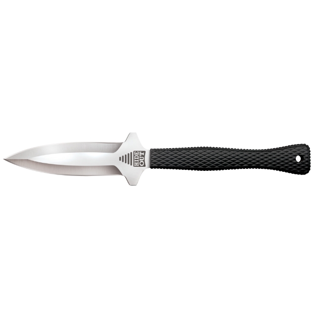 Picture of Cold Steel Hide Out  6.5" Fixed Blade Knife  AUS 8A/Stainless Steel  Griv-Ex Handle  Double-Edged Blade  Secure-Ex Neck Sheath With Bead Chain Lanyard CS-49NDE