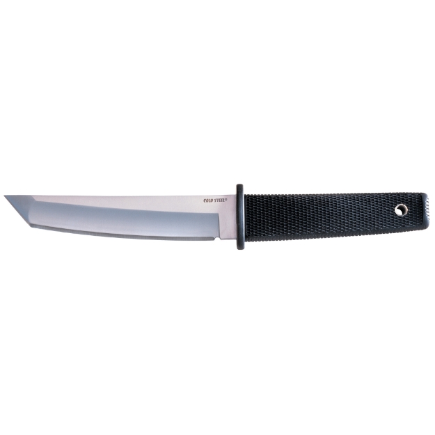 Picture of Cold Steel Kobun  5.5" Fixed Blade Knife  Tanto Point  Plain Edge  AUS 8A/Polished  Black Kraton  Secure-Ex Sheath CS-17T