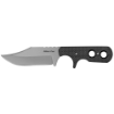 Picture of Cold Steel Mini Tac Bowie  Fixed Blade Knife  Silver  Plain Edge  Clip Point  3.625" Blade  8Cr13MoV  Black Handle  Includes Secure-Ex Sheath CS-49HCF