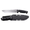 Picture of Cold Steel Razor Tek  Fixed Blade Knife  5" Recurve Blade  Black GFN Handle  4116 Stainless Steel  Satin Silver Blade  Secure-Ex Sheath CS-FX-5RZR