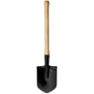 Picture of Cold Steel Spetsnaz Shovel  Trench Shovel  Tool  Black  Shovel  Medium Carbon Steel  Natural Wood Handle CS-92SFX