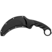 Picture of Cold Steel Steel Tiger  Fixed Blade Knife  Silver  Plain Edge  Karambit  4.75" Blade  Stonewashed Finish  AUS8A Stainless  Black Handle  Includes Secure-Ex Sheath CS-49KST