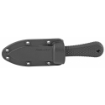 Picture of Cold Steel Super Edge  2" Fixed Blade Knife  Drop Point  3/4Serrated Edge  AUS 8A/Polished  Black Kraton  Secure-Ex Sheath CS-42SS