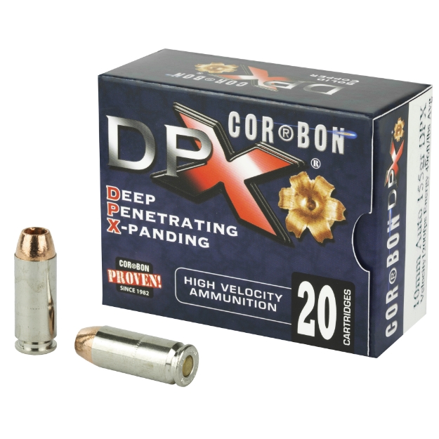 Picture of CorBon Deep Penetrating X Bullet  10MM  155 Grain  Barnes X  20 Round Box DPX10155
