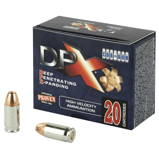 Picture of CorBon Deep Penetrating X Bullet  380ACP  80 Grain  Barnes X  20 Round Box DPX38080