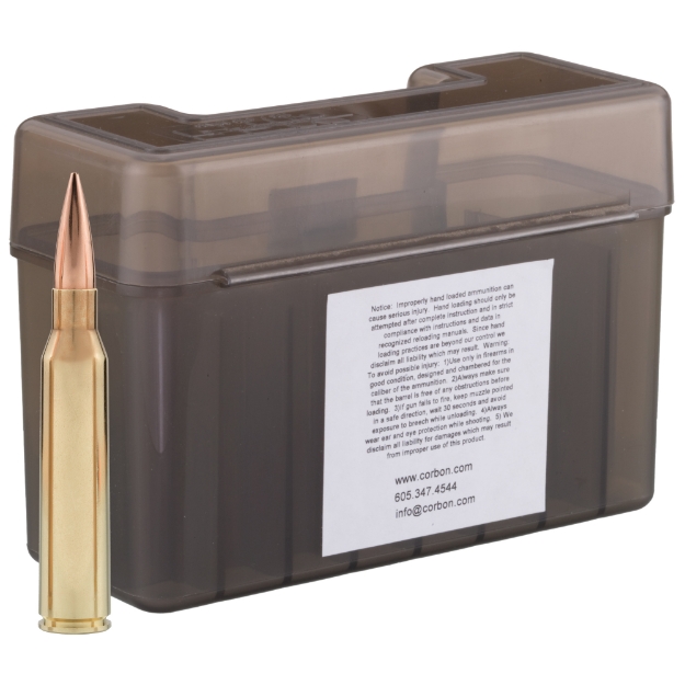 Picture of CorBon Performance Match  Subsonic  338 Lapua  300 Grain  Boat Tail Hollow Point  20 Round Box PM338S300