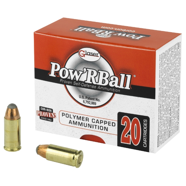Picture of CorBon Pow'rBall  32ACP  55 Grain  Polymer-Tipped  20 Round Box PB3255