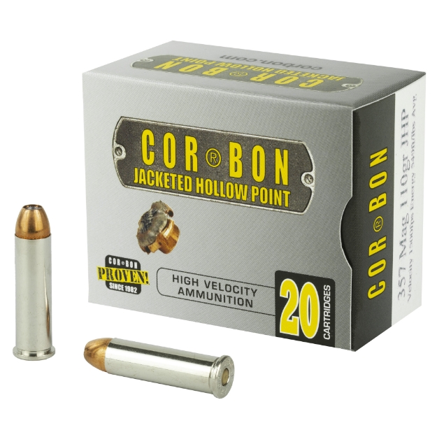 Picture of CorBon Self Defense  357MAG  110 Grain  Jacketed Hollow Point  20 Round Box 357110