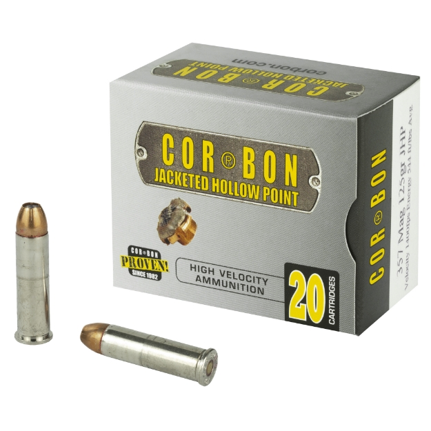 Picture of CorBon Self Defense  357MAG  125 Grain  Jacketed Hollow Point  20 Round Box 357125