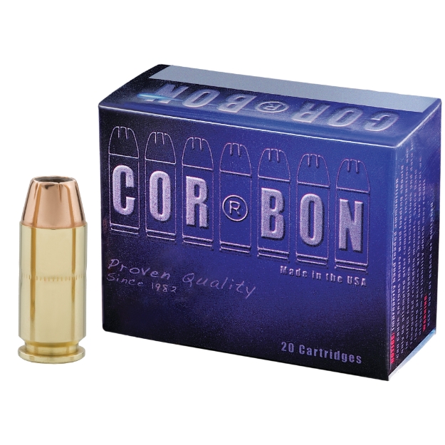 Picture of CorBon Self Defense  40S&W  165 Grain  Jacketed Hollow Point  20 Round Box 40165