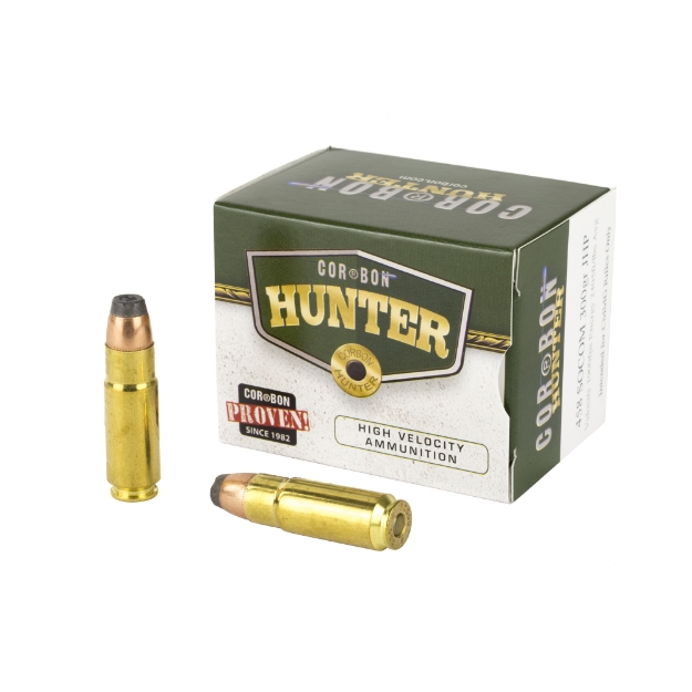 Picture of CorBon Self Defense  458 Socom  300 Grain  Jacketed Hollow Point  20 Round Box 458300
