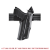 Picture of Safariland 6360  ALS/SLS Mid-Ride Level-III Retention Holster  Right Hand  STX Tactical Black  4"  Fits Glock 17 22  STX Tactical Black 6360-832-131