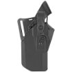 Picture of Safariland 7360RDS  ALS/SLS Mid-Ride Level-III Retention Holster  Fits Glock 17 MOS with TLR-7  Surefire XC1  XC-2  Nightstick 550  or Enforce APLc and Leupold Deltapoint PRO  Trijicon RMR  SRO  Dr. Optic  JPOINT  Vortex Viper  or Burris Fastfire  Kydex  Black  Right Hand 7360RDS-8327-411