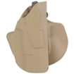 Picture of Safariland 7378 7TS ALS Concealment Holster  Fits Glock 19/23  Kydex  Flat Dark Earth  Flexible Paddle and Belt Loop  Right Hand 7378-2835-551