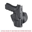 Picture of Safariland 7TS ALS Concealment  Belt Holster  Right Hand  Black  S&W M&P 9/40 5"  Belt Loop and Paddle  Polymer 7378-819-411