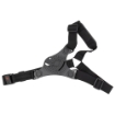 Picture of Safariland Chest Rig  Right Hand  Black  Multi Fit  Compatible with 3 Hole Pattern Holsters and Accessories  Nylon SAFCR-0-0-0-0-C9-411