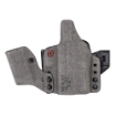 Picture of Safariland INCOG  Joint Collaboration with Haley Strategic  Inside the Waistband Holster  For Glock 17/19  Integrated Magazine Caddy  Microfiber Suede Wrapped Boltaron Construction  Black  Right Hand 1334549