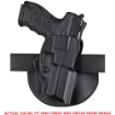 Picture of Safariland Model 5198  Belt Holster  Fits Glock 17/22 4.5"  19/23 4"  Right Hand  Plain Black 5198-283-411