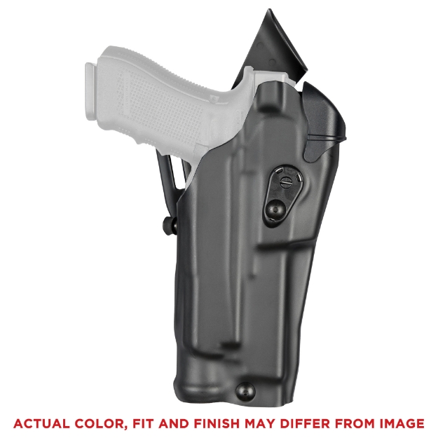 Picture of Safariland Model 6390RDS ALS Mid-Ride Level I Retention Duty Holster  Fits Glock 17 w/Light  Right Hand  STX Tactical Black Finish 6390RDS-832-131
