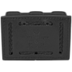 Picture of Safariland Model 775 Slimline Open Top Triple Magazine Pouch  For 2.25" Duty Belts  Fits Glock 17  Belt Loop  Hardshell STX  STX Basket Weave Black Finish 775-83-48