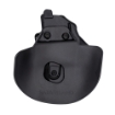Picture of Safariland Solis  OWB Holster  For Glock 43X/48 MOS w/TLR7  Laminate Construction  Black  Left Hand SOLIS-1-895-2-7-C1-412