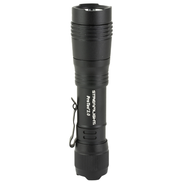 Picture of Streamlight Protac 2.0  Flashlight  Rechargeable  2 000 Lumens  Anodized Finish  Black  Includes SL-B50 Battery Pack and USB-C Charging Cable 89000
