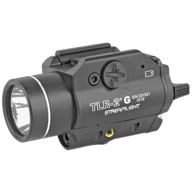 Picture of Streamlight TLR-2 G  Tac Light  With Laser  C4 LED  300 Lumens  Strobe  Green Laser  Laser Sight  Black 69250