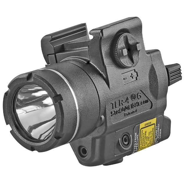 Picture of Streamlight TLR-4 Tactical Light with Laser  160 Lumens  Fits Picatinny  Black with Green Laser 69245