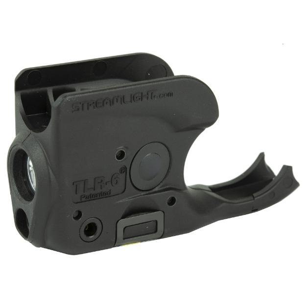 Picture of Streamlight TLR-6  Tac Light w/laser  100 Lumens  Non-Rail 1911 Handguns  Black  Two 3V CR-1/3 N Lithium Batteries 69279