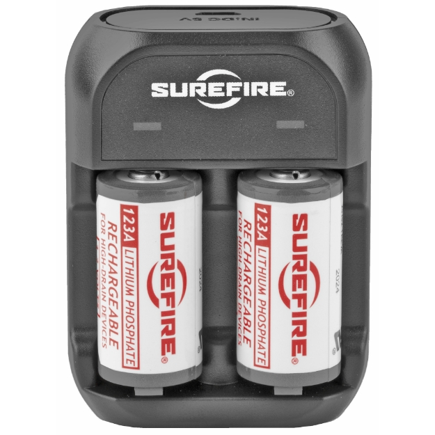 Picture of Surefire® SFLFP123 Batteries + Charger