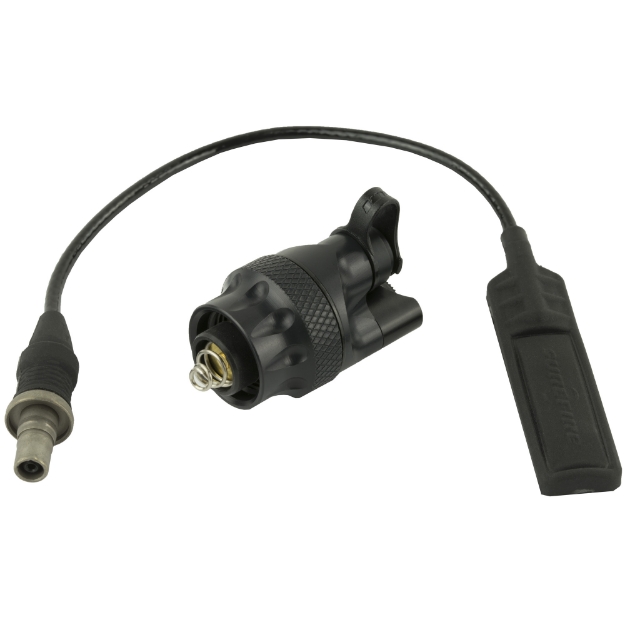Picture of Surefire Part  Scoutlight  Includes A Click On/Off Pushbutton Switch And ST07 Switch Assembly With 7" Plug-In Momentary-On Remote Tape Switch  Black DS07