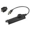 Picture of Surefire Replacement Rear Cap Assembly  Fits M6XX Scoutlight Series  Includes SR07 Rail Mount Tape Switch  Black Finish UE-SR07-BK