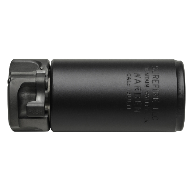 Picture of Surefire Warden Blast Regulator  Multi Caliber  5.56MM  7.62MM  Black WARDEN-BK