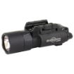 Picture of Surefire X300 Turbo  Weaponlight  White LED  650 Lumens  Fits Picatinny and Universal  66 000 Candela  Lever Latch Attachment  For Pistols  Matte Finish  Black  2x CR123 Batteries Included X300T-A