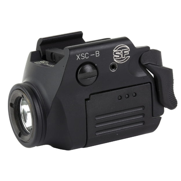 Picture of Surefire XSC-B  Rechargeable Weaponlight  Fits Most Pistol and Picatinny Rails  350 Lumens  Matte Finish  Black  Includes Charging Cradle and Multiple Crossmember Adapters XSC-B