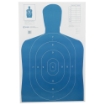 Picture of Action Target B-27E Economy Target  Blue Silhouette Cut Off Below Ring 7  23"x35"  100 Per Box B-27EBLUE-100