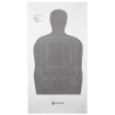 Picture of Action Target TQ-15 Standard Target  25-Yard Silhouette In Gray  24"x45"  100 Per Box TQ-15GRAY-100