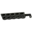 Picture of GG&G  Inc.  5 Shot Side Saddle  Fits Mossberg Shockwave  Holds 12 Gauge Ammunition  Angle Facilitates Easy Bottom Loading of the Magazine Tube and Top Loading of the Chamber  Black Finish GGG-2001