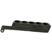 Picture of GG&G  Inc.  5 Shot Side Saddle  Fits Mossberg Shockwave  Holds 12 Gauge Ammunition  Angle Facilitates Easy Bottom Loading of the Magazine Tube and Top Loading of the Chamber  Black Finish GGG-2001