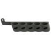 Picture of GG&G  Inc. 5 Shot Side Saddle  Fits Mossberg Shockwave  Holds 12 Gauge Ammunition  Angle Facilitates Easy Bottom Loading of the Magazine Tube and Top Loading of the Chamber  Black Finish GGG-2002