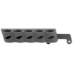 Picture of GG&G  Inc. 5 Shot Side Saddle with QD Sling Attachment And Rectangular QD Swivel  Fits Remington 870 Tac-14  Holds 12 Gauge Ammunition  Angle Facilitates Easy Bottom Loading of the Magazine Tube and Top Loading of the Chamber  Black Finish GGG-2005
