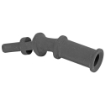 Picture of GG&G  Inc. Angled Charging Handle for FNH SCAR Rifles  Allows Handle Angled Up or Down to Clear Optics or Accessories  Black GGG-1533