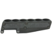 Picture of GG&G  Inc. Side Saddle  Fits Remington 870  1100  11-87 12 Gauge  Angle Facilitates Easy Bottom Loading of the Magazine Tube and Top Loading of the Chamber  Black GGG-1525