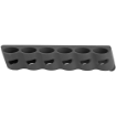 Picture of GG&G  Inc. Side Saddle Shell Holder  Fits Mossberg 500  590 12 Gauge  Angle Facilitates Bottom Loading of the Magazine Tube and Top Loading of the Chamber  Black Finish GGG-1515