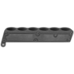 Picture of GG&G  Inc. Side Saddle Shell Holder  Fits Mossberg 500  590 12 Gauge  Angle Facilitates Bottom Loading of the Magazine Tube and Top Loading of the Chamber  Black Finish GGG-1515